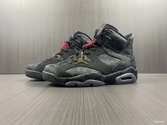 Rep TBkick 6 SD DB9818-001 (W) Retro Jordan Black Triple 0709